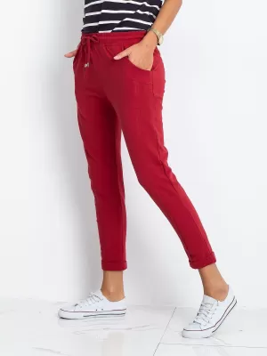 Дамски спортен панталон BASIC FEEL GOOD RV-DR-3589.06X БОРДО