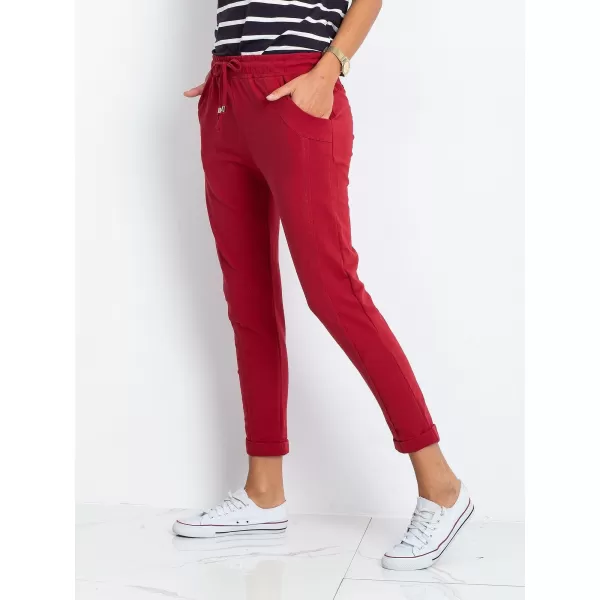  Дамски спортен панталон BASIC FEEL GOOD RV-DR-3589.06X БОРДО 
