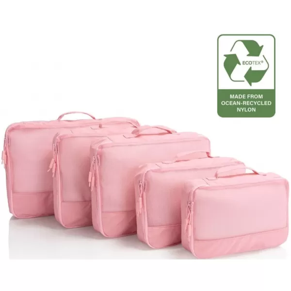  куфар HEYS Ecotex Packing Cube 5 Pc Set РОЗОВ ПЯСЪК 