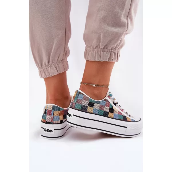  Дамски кецове LEE COOPER LCW-25-31-3441L ЧЕРЕН 