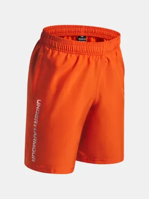 Къси панталонки за момчета UNDER ARMOUR UA TECH WOVEN WORDMARK SHORT 1383341-844 ОРАНЖЕВО