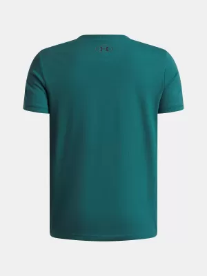 Момчешка тениска UNDER ARMOUR UA B LOGO WM COLLAGE SS 6009271-338 ЗЕЛЕНО