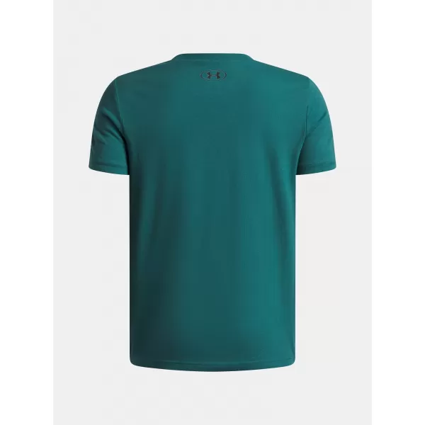  Момчешка тениска UNDER ARMOUR UA B LOGO WM COLLAGE SS 6009271-338 ЗЕЛЕНО 