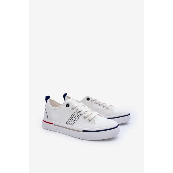  Мъжки кецове BIG STAR LL174204 WHITE Big Star Shoes 
