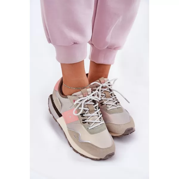  Дамски маратонки BIG STAR RR274243 PINK/GREY Big Star Shoes 