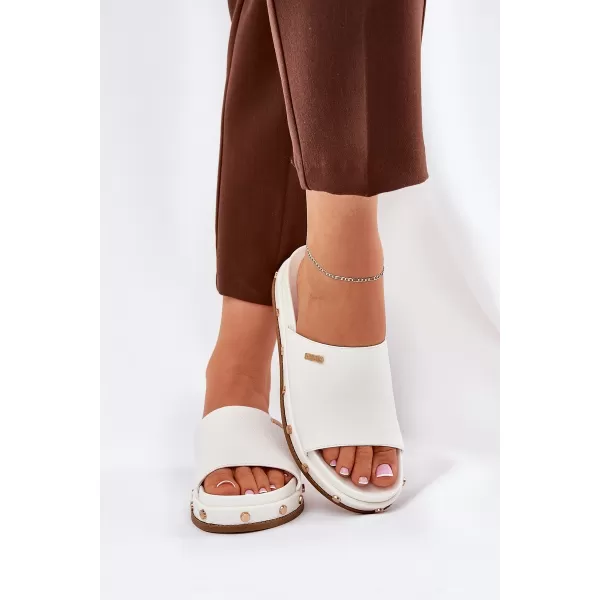  Дамски чехли BIG STAR RR274216 WHITE Big Star Shoes 