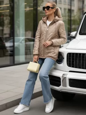 Дамско яке DSTREET TY5547 КАРАМЕЛ