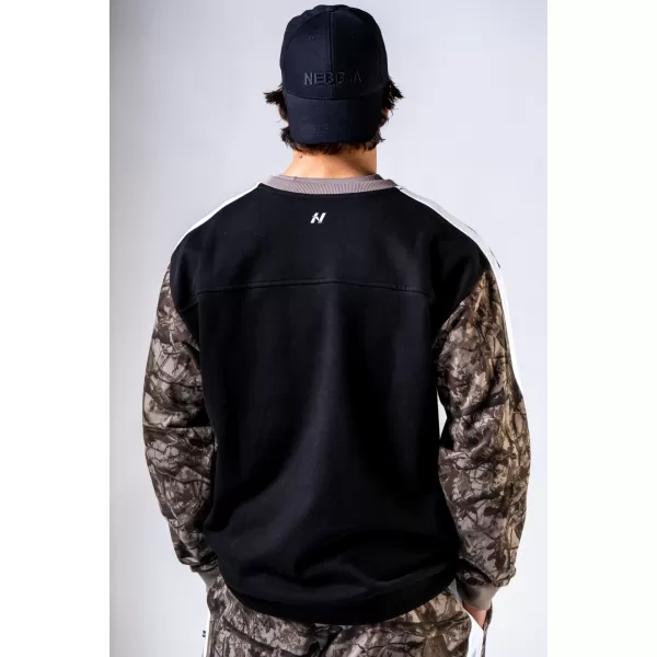  Суичър със спокойна кройка POWER 903 СВЕТЛО КАФЯВ CAMO Nebbia 