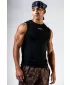 Безшевна тениска без ръкави POWER 899 BLACK Nebbia