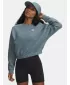 Дамски суичър UNDER ARMOUR UA RIVAL FLEECE PIPED CREW 6007035-587 СИНЬО
