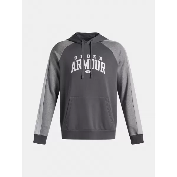  Мъжки суичър UNDER ARMOUR UA RIVAL FLC CB HOOD 6003958-025 СИВО 
