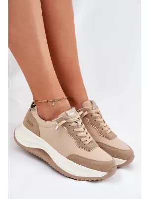 Дамски маратонки BIG STAR RR274A345 BEIGE Big Star Shoes