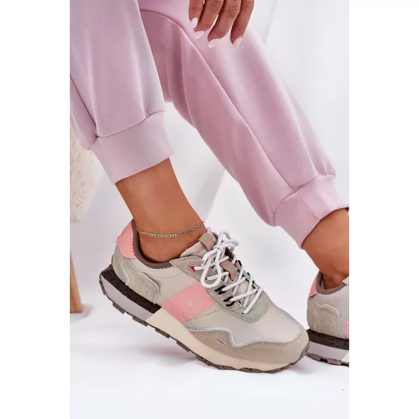  Дамски маратонки BIG STAR RR274243 PINK/GREY Big Star Shoes 