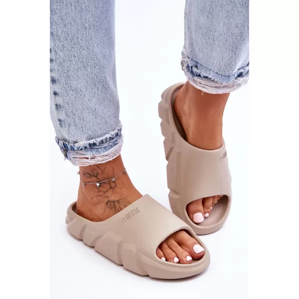  Дамски чехли BIG STAR LL274593 BEIGE Big Star Shoes 