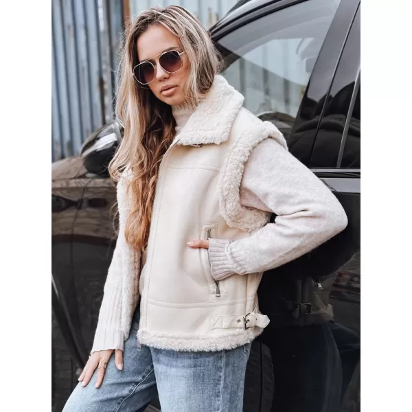  Дамски елек DSTREET TY5238 БЕЖОВО 