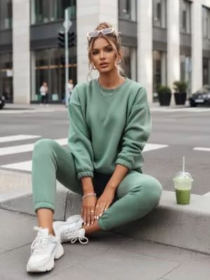 Дамски комплект DSTREET AY0779 СВЕТЛО ЗЕЛЕНО