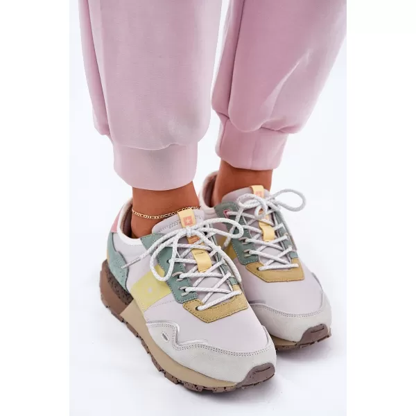  Дамски обувки BIG STAR RR274244 YELLOW/GREY Big Star Shoes 