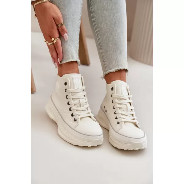  Дамски маратонки BIG STAR OO274064 WHITE Big Star Shoes 