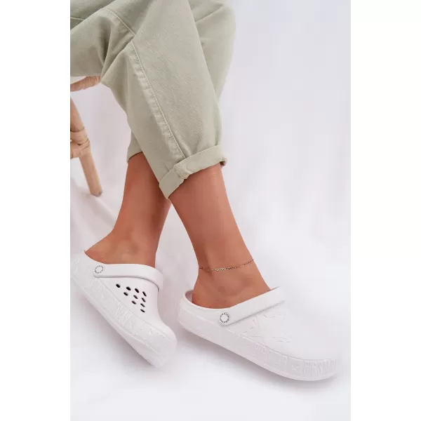  Дамски чехли BIG STAR TT274A081 WHITE Big Star Shoes 