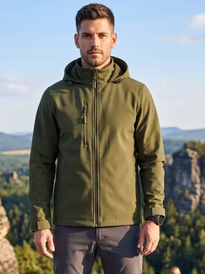 Мъжко софтшел яке ALTISPORT NoPrint NP/ALM845 ВОЕННИ