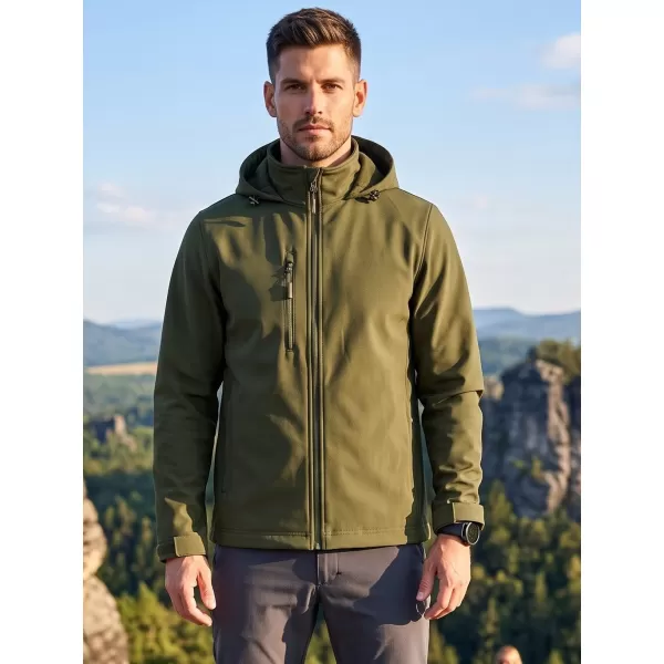 Мъжко софтшел яке ALTISPORT NoPrint NP/ALM845 ВОЕННИ 