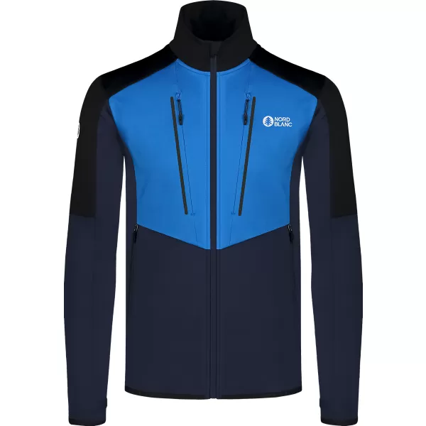 Мъжки суичър powerfleece NORDBLANC GROAN NBWFM8282 СИНЬО 