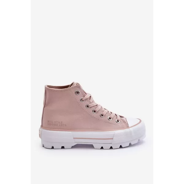 Дамски маратонки BIG STAR LL274157 NUDE Big Star Shoes 