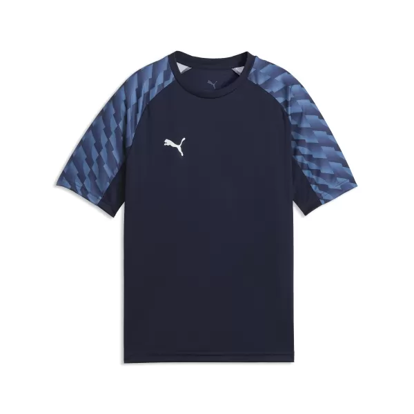 Детска тениска PUMA TEAMLIGA26 JERSEY JR 659723_06 PUMA NAVY/PUMA БЯЛО 