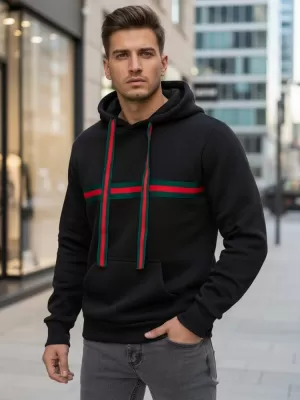Мъжки суичър DSTREET BX5939 ЧЕРЕН