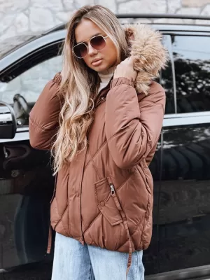 Дамско яке DSTREET TY5231 КАФЯВО