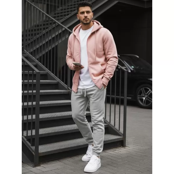  Мъжки суичър DSTREET BX4834 РОЗОВО 