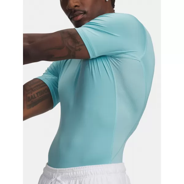  Мъжка тениска UNDER ARMOUR HG ARMOUR COMP SS 1361518-425 СИНЬО 