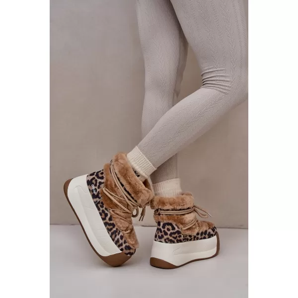  Дамски обувки BIG STAR OO274A207 КАФЯВО/БЕЖО Big Star Shoes 