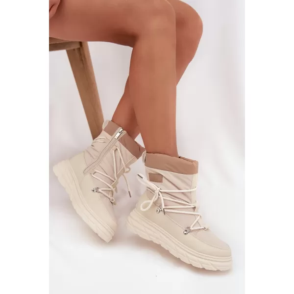  Дамски зимни боти LEE COOPER LCJ-25-44-3931 БЕЖОВО 