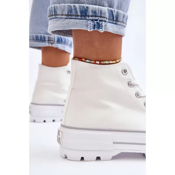  Дамски маратонки BIG STAR LL274156 WHITE Big Star Shoes 