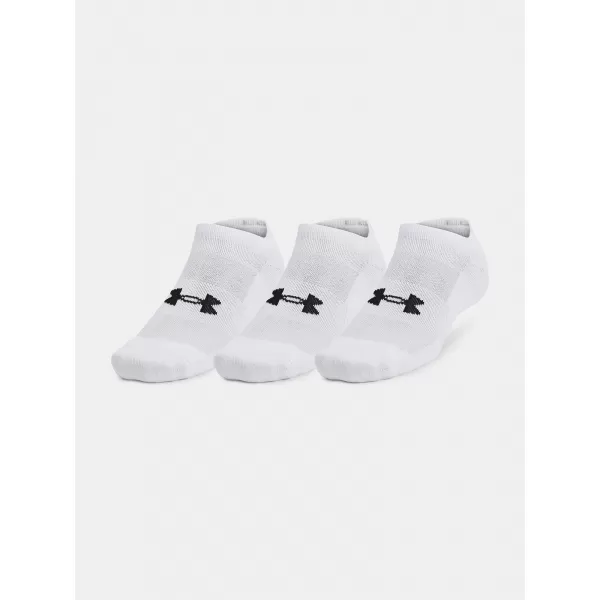  Чорапи UNDER ARMOUR UNISEX UA TC NO SHOW (3 PÁRY) 1386313-100 БЯЛО 