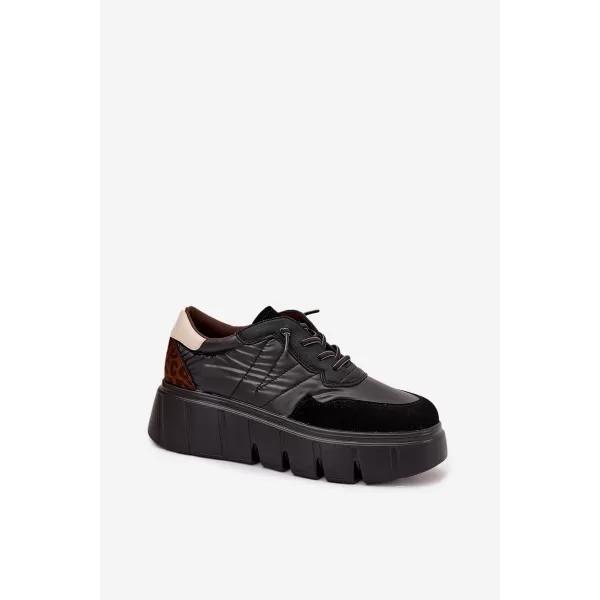  Дамски кецове VINCEZA 58565 ЧЕРЕН 