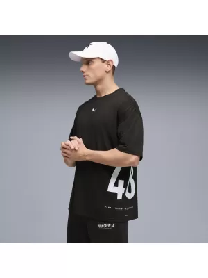 Мъжка тениска PUMA M GRAPHIC OVERSIZED TEE 528528_01 ПУМА ЧЕРНА