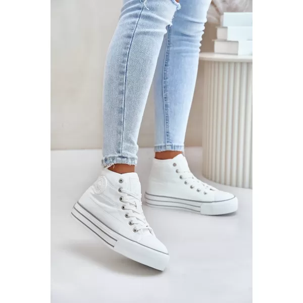 Дамски маратонки BIG STAR OO274A473 WHITE Big Star Shoes 
