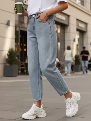 Дамски панталон DSTREET UY2856 СИНЬО