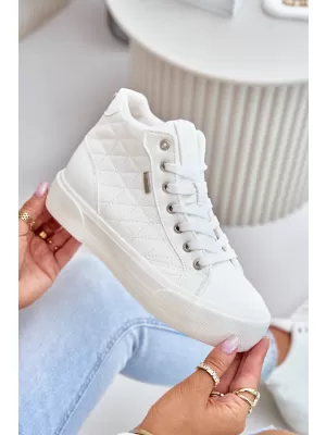 Дамски маратонки BIG STAR OO274A479 WHITE Big Star Shoes