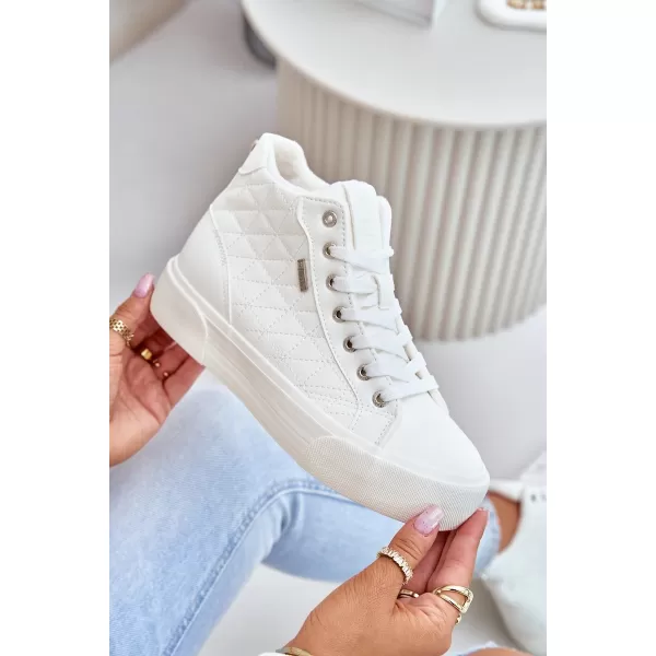  Дамски маратонки BIG STAR OO274A479 WHITE Big Star Shoes 