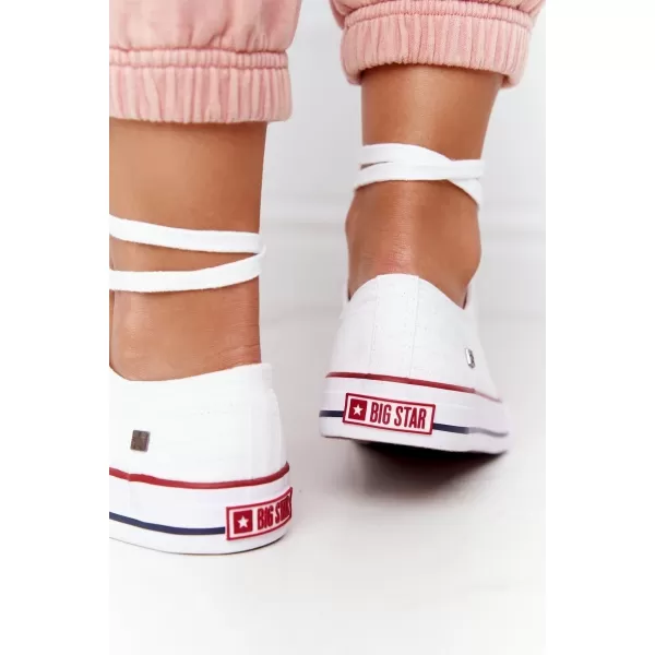  Дамски маратонки BIG STAR DD274336 WHITE Big Star Shoes 