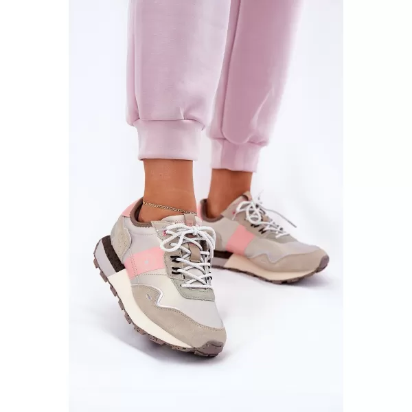  Дамски маратонки BIG STAR RR274243 PINK/GREY Big Star Shoes 