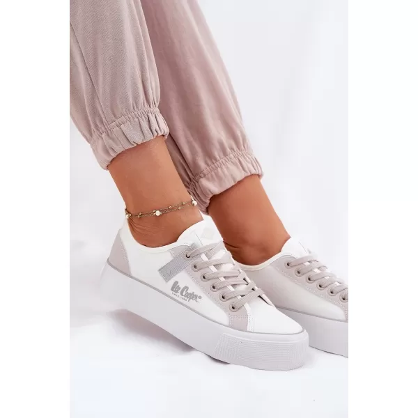  Дамски кецове LEE COOPER LCW-25-31-3479L БЯЛО 
