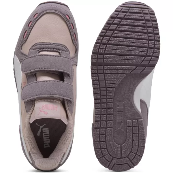  Детски обувки PUMA CABANA RACER SL 20 V PS 383730-22 ЛИЛАВА МЪГЛА/БЯЛО/КОНФИТЮР ОТ СЛИВИ 