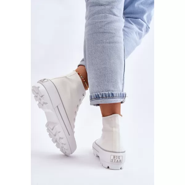  Дамски маратонки BIG STAR LL274156 WHITE Big Star Shoes 