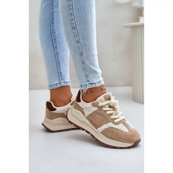  Дамски обувки BIG STAR OO274A317 BEIGE Big Star Shoes 