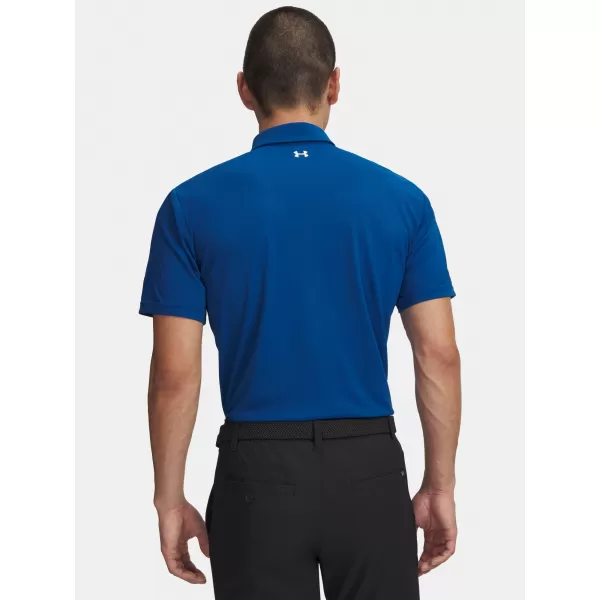  Мъжка тениска UNDER ARMOUR UA T2G PIQUE POLO 6012303-426 СИНЬО 