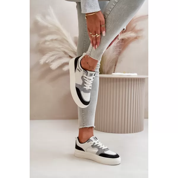  Дамски маратонки BIG STAR OO274028 WHITE Big Star Shoes 